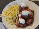 Boulettes de bœuf à la mozzarella