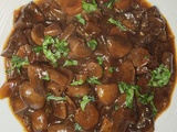 Bourguignon de champignons