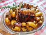 Carré d’agneau aux pommes de terre