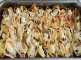 Conchiglioni farcis aux champignons