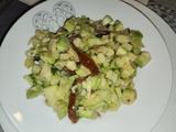 Courgettes sautées au parmesan