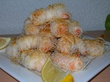 Crevettes en kadaïf