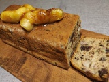 Gâteau à la noix de coco, banane et chocolat