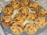 Muffins pommes crumble