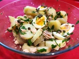 Salade de pommes de terre au saumon