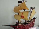 Bateau des pirates en chocolat