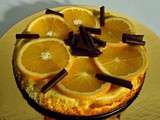 Cheesecake orange et chocolat