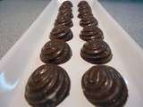 Chocolats fins - Tourbillons au café Baileys