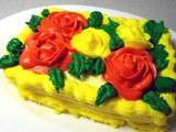 Gâteau fleuri