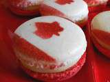 Macarons pour la Fête du Canada