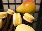 Macarons vanille et poire