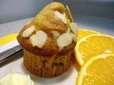 Muffins orange et amandes