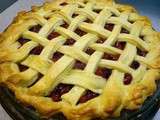 Tarte aux framboises des champs à l'ancienne