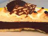 Tartelette ganache chocolat et guimauve banane