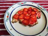 Tarte crue aux fraises et lemon curd