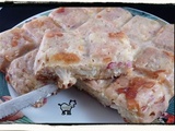 Cake au chou et aux lardons