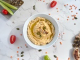 Houmous lentilles corail