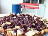 Pain perdu aux cerises, comme une tarte