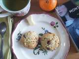 Scones au citron et canneberge