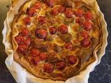 Tarte aux tomates cerises