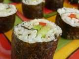 Veggie maki sushi