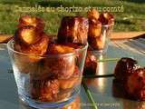 Cannelés au chorizo et au comté