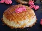 Galette des rois aux pralines roses