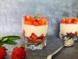 Verrine aux fraises