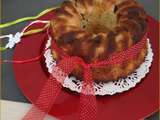 Bundt cake aux poires et chocolat caramel