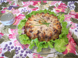 Gâteau aux 2 pommes et boudin noir