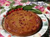 Gâteau aux cerises caramélisées