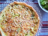 Quiche poireaux, petits pois, haddock