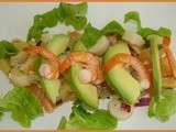 Salade de crevettes