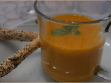 Soupe de lentilles corail et carottes épicée