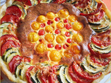 Tarte courgette, tomates