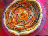 Tarte spirale courgettes/carottes