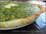 Quiche au saumon et aux epinards