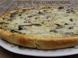 Quiche aux champignons