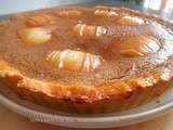 Tarte cremeuse aux carambars et poires