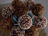 Cake pop choco-framboise