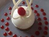 Cheesecake citron vert - framboise