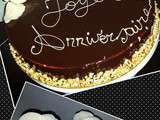 Entremet chocolat blanc et lait