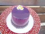 Entremets groseilles - coeur passion