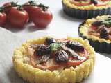 Tartelettes aux tomates et croûte de polenta