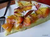 Clafoutis aux nectarines et pâte de pistache