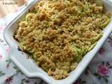 Crumble de courgettes au chèvre frais