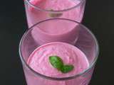 Mousse rose aux radis