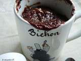 Mug cake chocolat pour la St Valentin