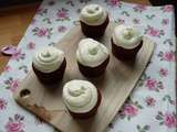 Red velvet cupcake pour la St Valentin