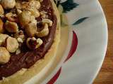 Tarte chocolat noisettes